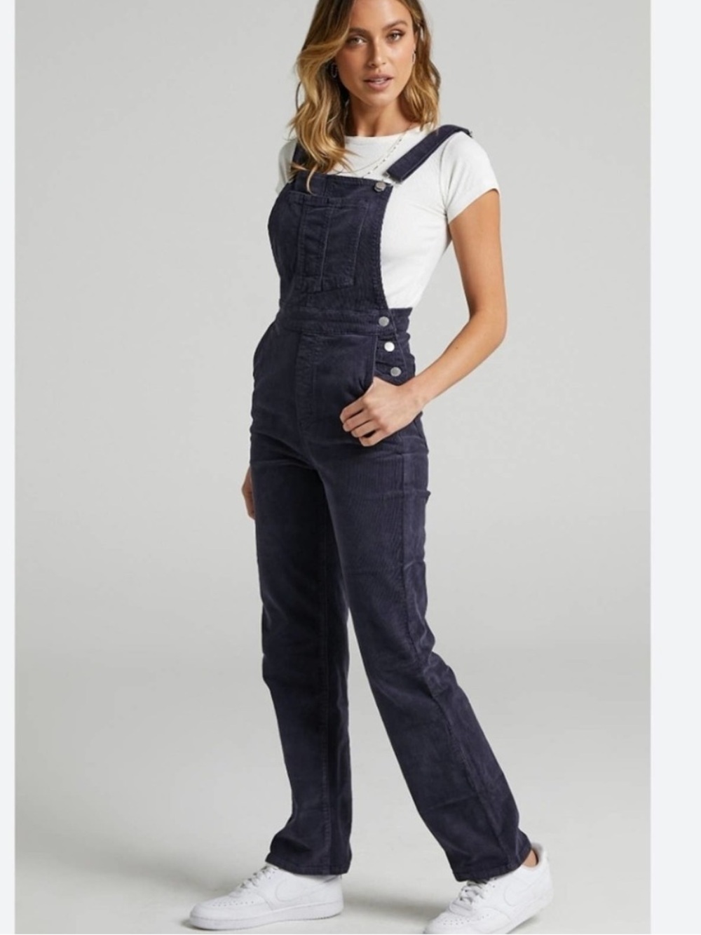 Rolla's Original Syriaght Leg Cordoruy Overalls in Navy NWT Size 27